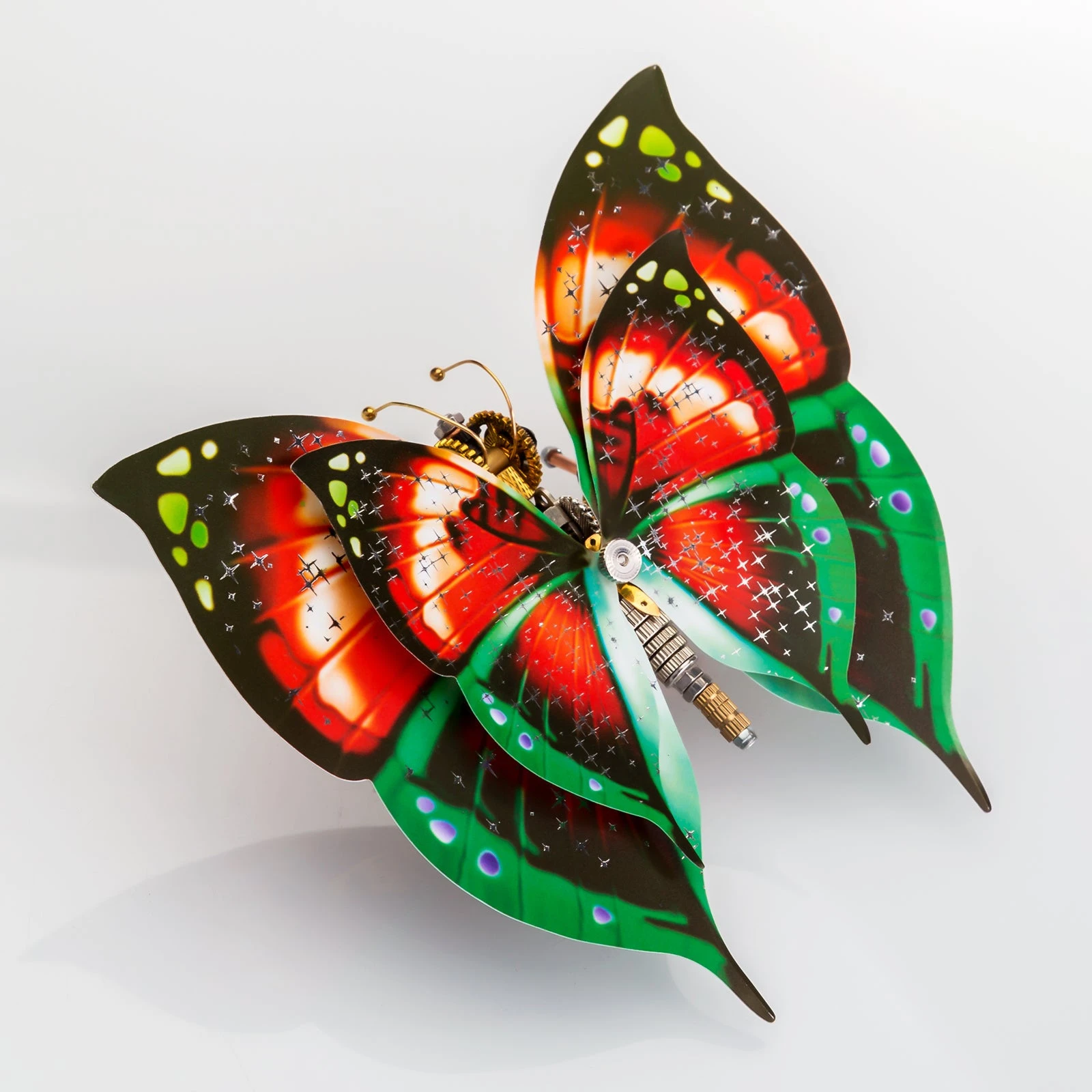 150Pcs Steampunk Butterfly Assembly Model 3D Model Kit - Image 6