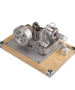 Stirling Engine Single-cylinder Split Right Angle Type Stirling Engine Model For Gift Collection