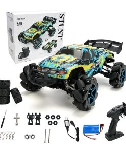 RC Car 1/10 45KM/H 4WD 2.4G New Structure High-speed RC Car Stunt All-terrain Electric Off-road Vehicle RC Monster Truck Model For Children Adults