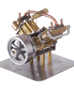 Mini V4 Steam Engine Miniature Steam Engine Model Without Boiler