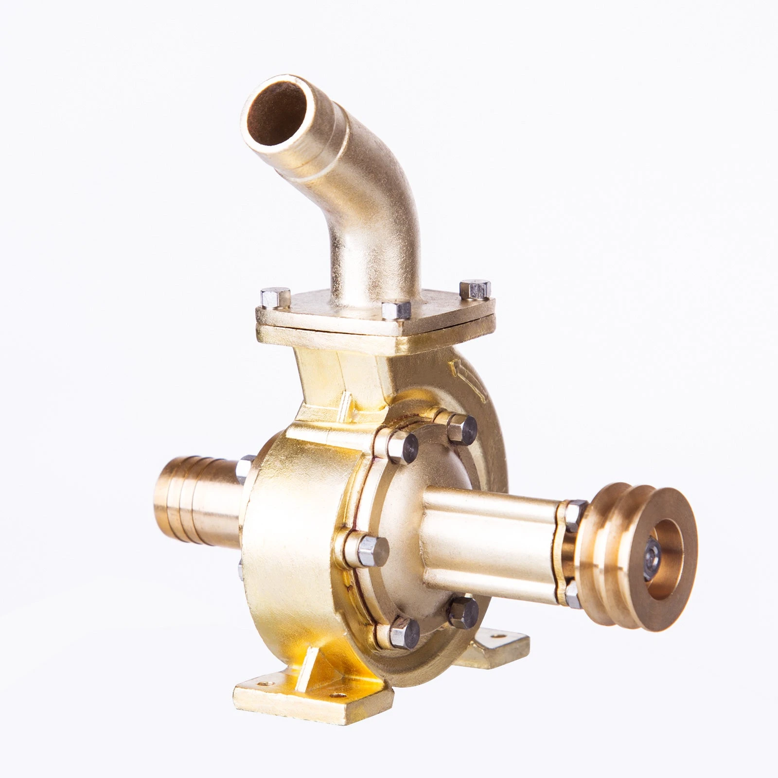 Mini Brass Vane Pump Water Pump For M16 Internal Combustion Engine Model - Upgraded Version - Image 4