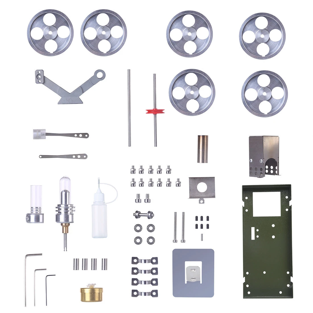 ENGINEDIY Stirling Engine Car Model Set Engine DIY Assembly Kit Physical Experiment Toy - Image 2