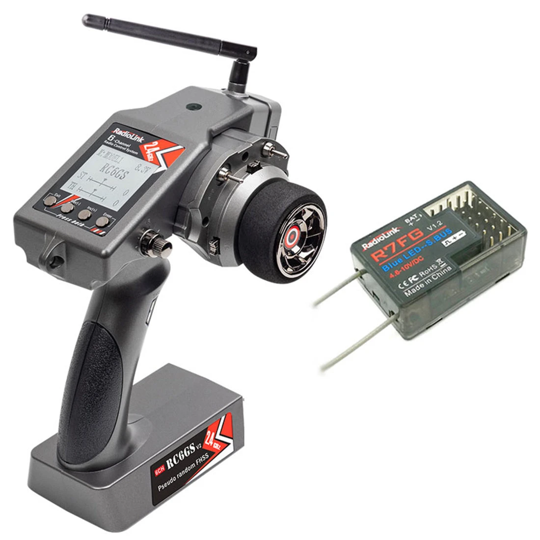 Motor ESC Steering Gear Differential Lock Servo Steering Wheel Servo Gearbox Servo Broken Transmission Servo 6CH RC Receiver For TWOLF TW-715 V8 Engine Powered 1:10 RC Off-road Kit - Image 5