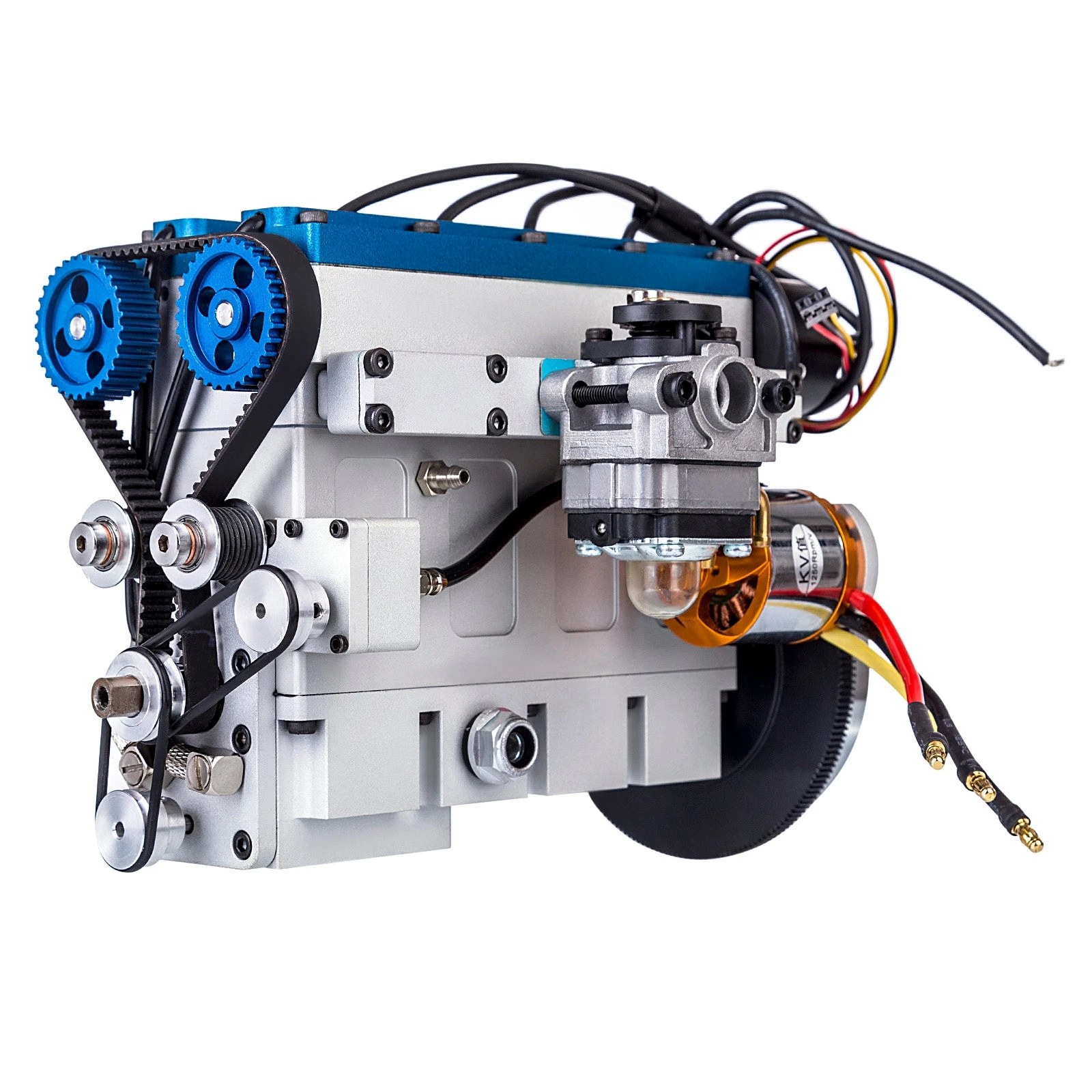 36cc DOHC Inline 4 Cylinder 4 Stroke Water-cooled Electrically Started Gasoline Engine Model For RC Model Car Boat Tank Airplane