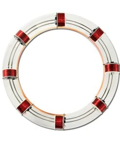 8-coil Circular Electromagnetic Accelerator Scientific Experiment Tool DIY Physics Toy With High Magnetic Beads