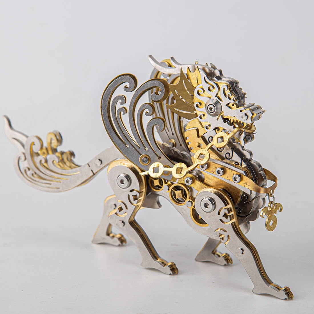 3D Metal Puzzle Mechanical Pixiu Model DIY Assembly - Image 6