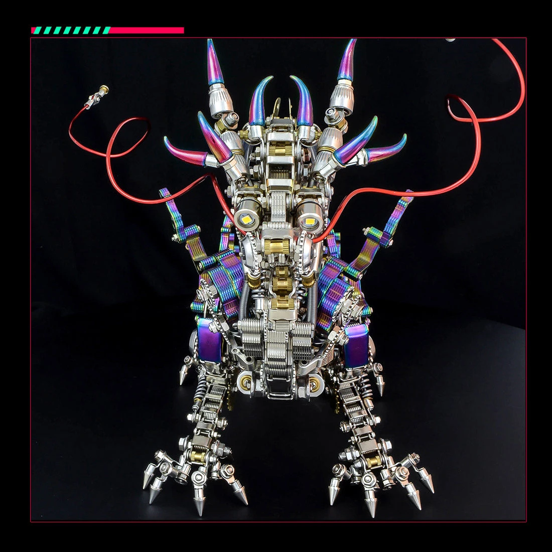 3D Metal Mechanical Dragon Crafts DIY Assembly Model Kit Art Device For Kids, Teens And Adults-2030+PCS - Image 3