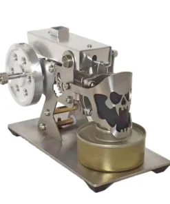 Vacuum Stirling Engine Model Flame Licker With Skeleton Windshield Science Experiment Teaching Collection