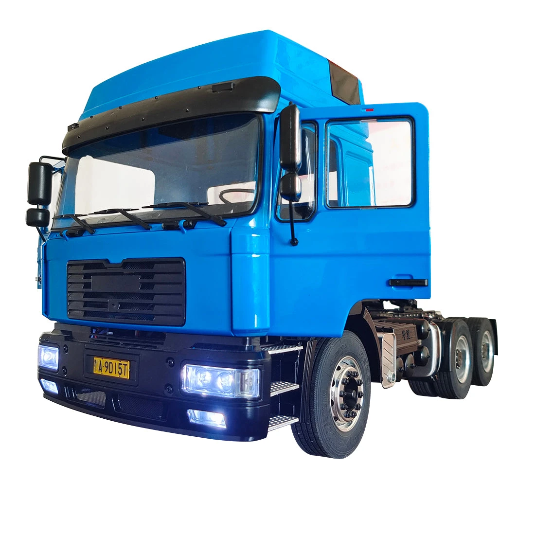 HY MODELS 1/14 RC Simulation Hydraulic Tractor-trailer Truck Engineering Machinery Vehicle Model 3-speed Gearbox - Image 3