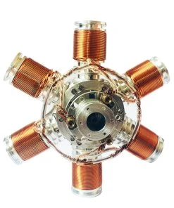 Metal Six-cylinder Brushless Electromagnetic Engine Model Scientific Educational Toys