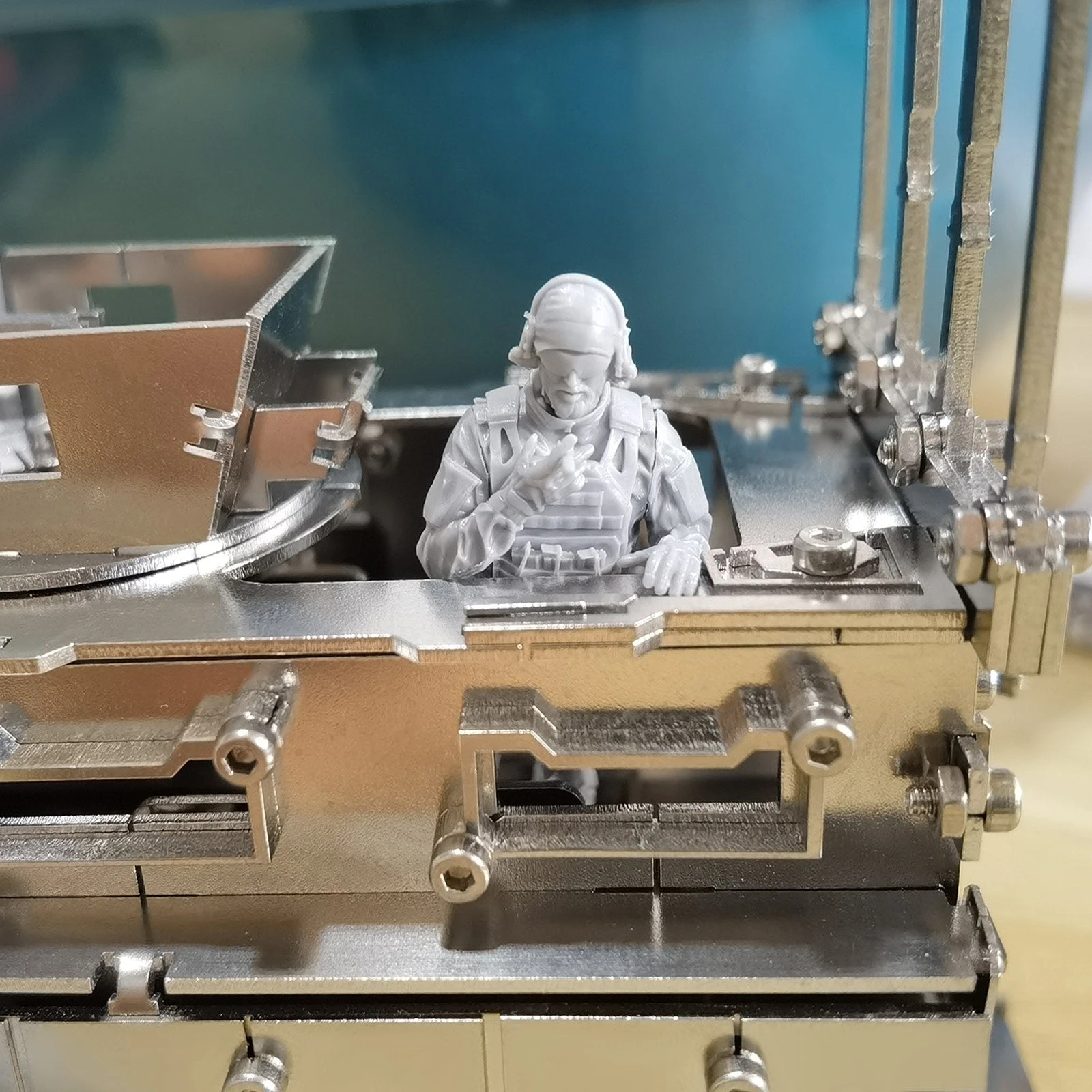 300+PCS 3D Metal Assembly Toy Model DIY Mine Resistant Ambush Protected Vehicles MRAP - Image 12