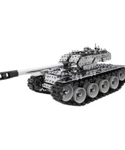 3D Metal Puzzle Mechanical Military Tank DIY Tank Metal Model Kits Handmade Assembly Toys -843PCS