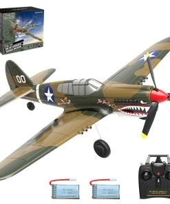 VOLANTEXRC P-40 2.4Ghz 4CH RC Airplane EPP Foam Fighter For Beginners (RTF Version)