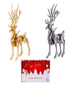 3D Metal Elk Model Kit - Make Your Own Advent Calendar -100PCS