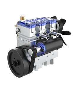 TOYAN FS-L200 2 Cylinder 4 Stroke Model Engine Kit - Build Your Own Engine That Works