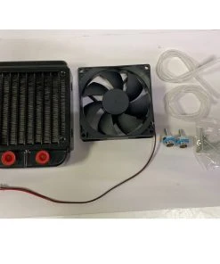 Water Cooled Radiator Cooling Fan Kit For 32cc Inline Four Cylinder Water Cooled Gasoline Engine