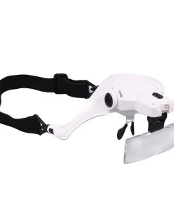 1-3.5X Head-mounted Magnifying Glass Model Debugging/Repairing Assistant With Lenses And LED Lights