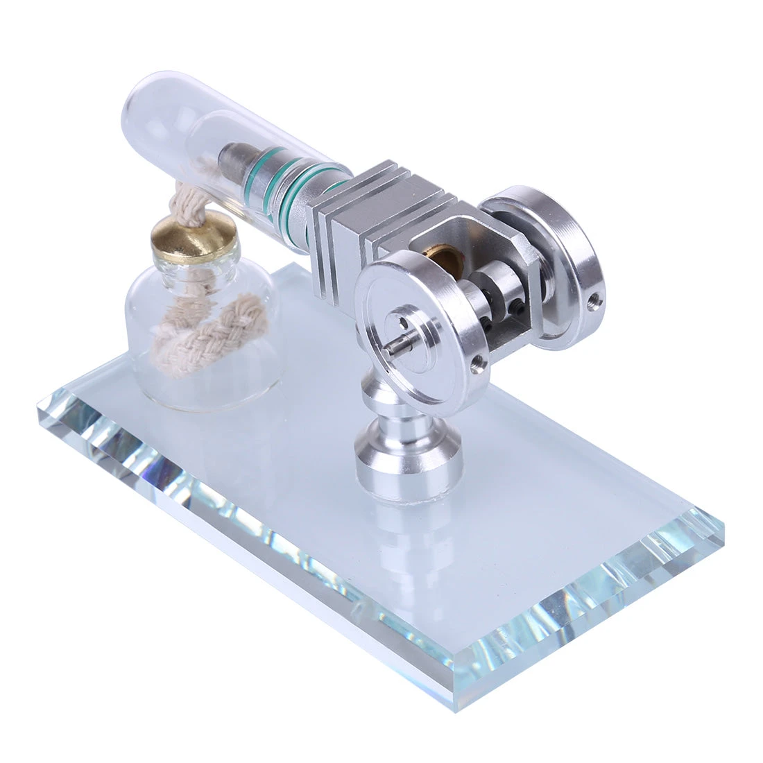 Mini Stirling Engine Kit High Speed Free Piston Pocket-Sized Stirling Engine Model Enginediy - Image 2