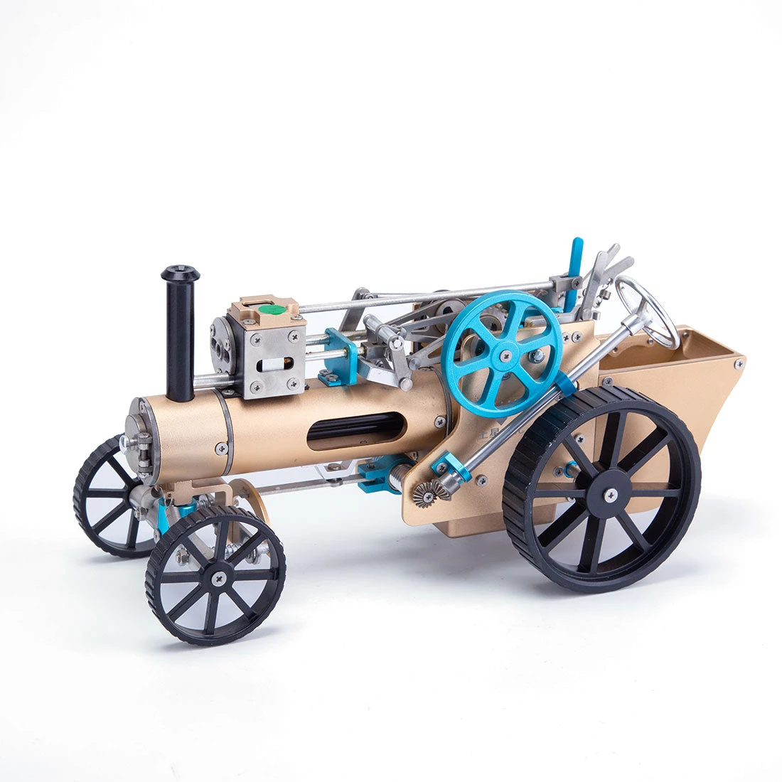 TECHING Steam Car Engine Model Full Metal Assembled Car Engine Model Gift Collection - Used (Assembled Version) Like New - Image 2
