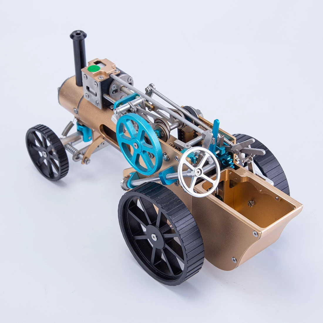 TECHING Steam Car Engine Model Full Metal Assembled Car Engine Model Gift Collection - Used (Assembled Version) Like New - Image 6
