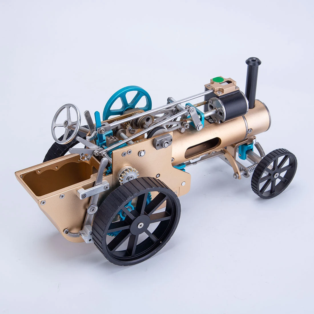 TECHING Steam Car Engine Model Full Metal Assembled Car Engine Model Gift Collection - Used (Assembled Version) Like New - Image 7