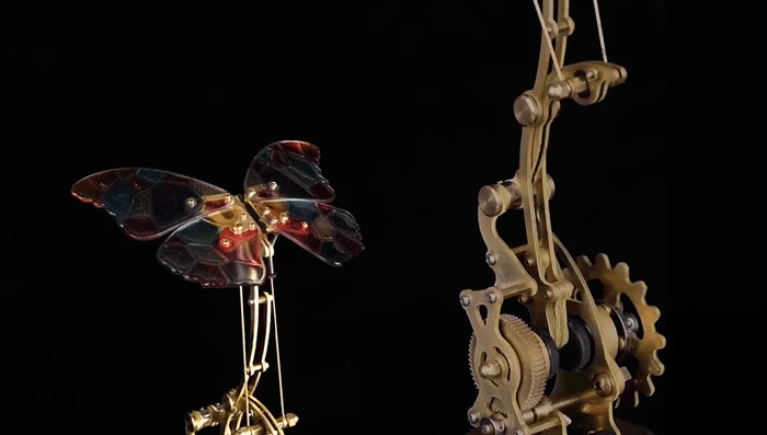 Flying Butterfly Model Kit 3D Dynamic Mechanical Crafts Mystery Aircraft DIY Assembly Model Kit For Kids, Teens And Adults - Image 4