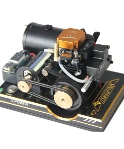 TOYAN Single Cylinder 4-stroke Methanol Engine 12V One-button Start Generator Model With Mobile Phone Charging Digital Displayer