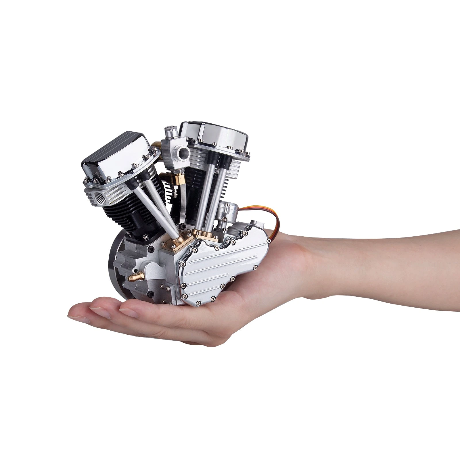 CISON FG-VT9 9cc V2 Engine And Original Parts V-twin 4-Stroke Air-cooled Motorcycle Engine - Image 3