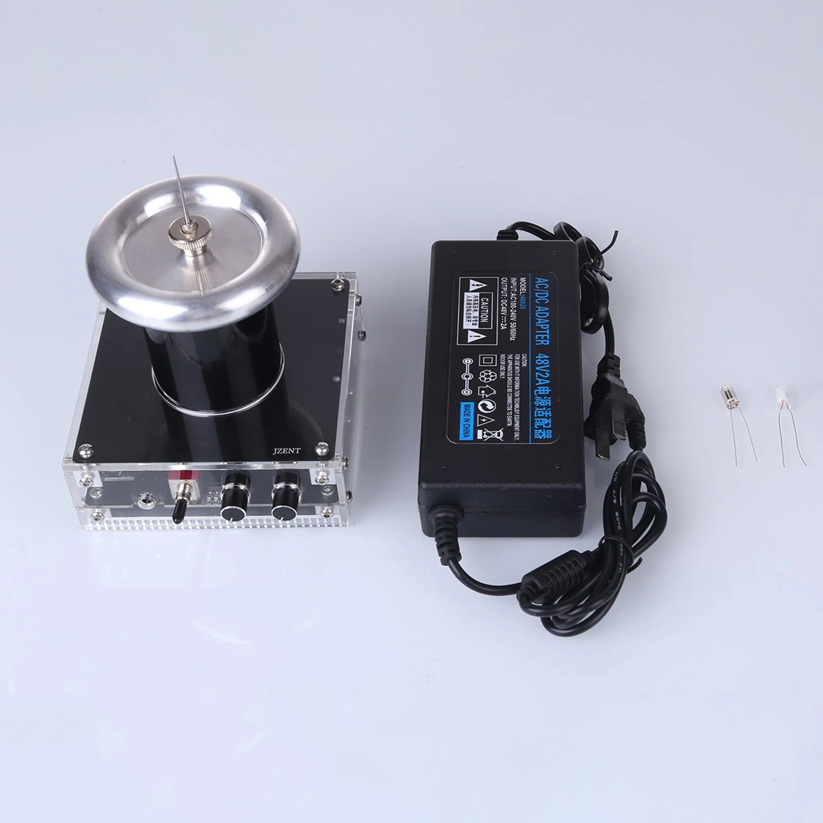 DIY Music Arc Tesla Coil Artificial Lightning Experimental Toy With 48V2A Power Supply - EU Plug - Image 4