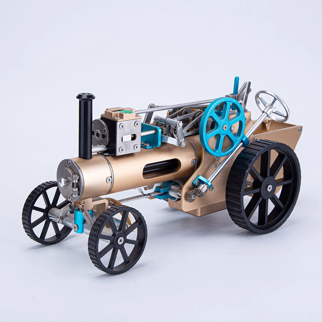 TECHING Steam Car Engine Model Full Metal Assembled Car Engine Model Gift Collection - Used (Assembled Version) Like New - Image 8