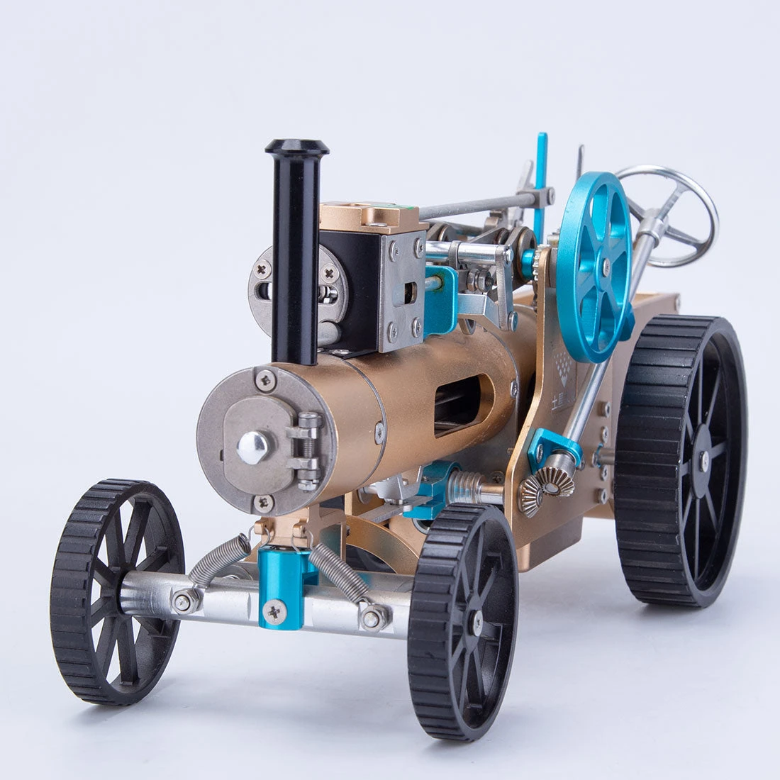 TECHING Steam Car Engine Model Full Metal Assembled Car Engine Model Gift Collection - Used (Assembled Version) Like New - Image 9