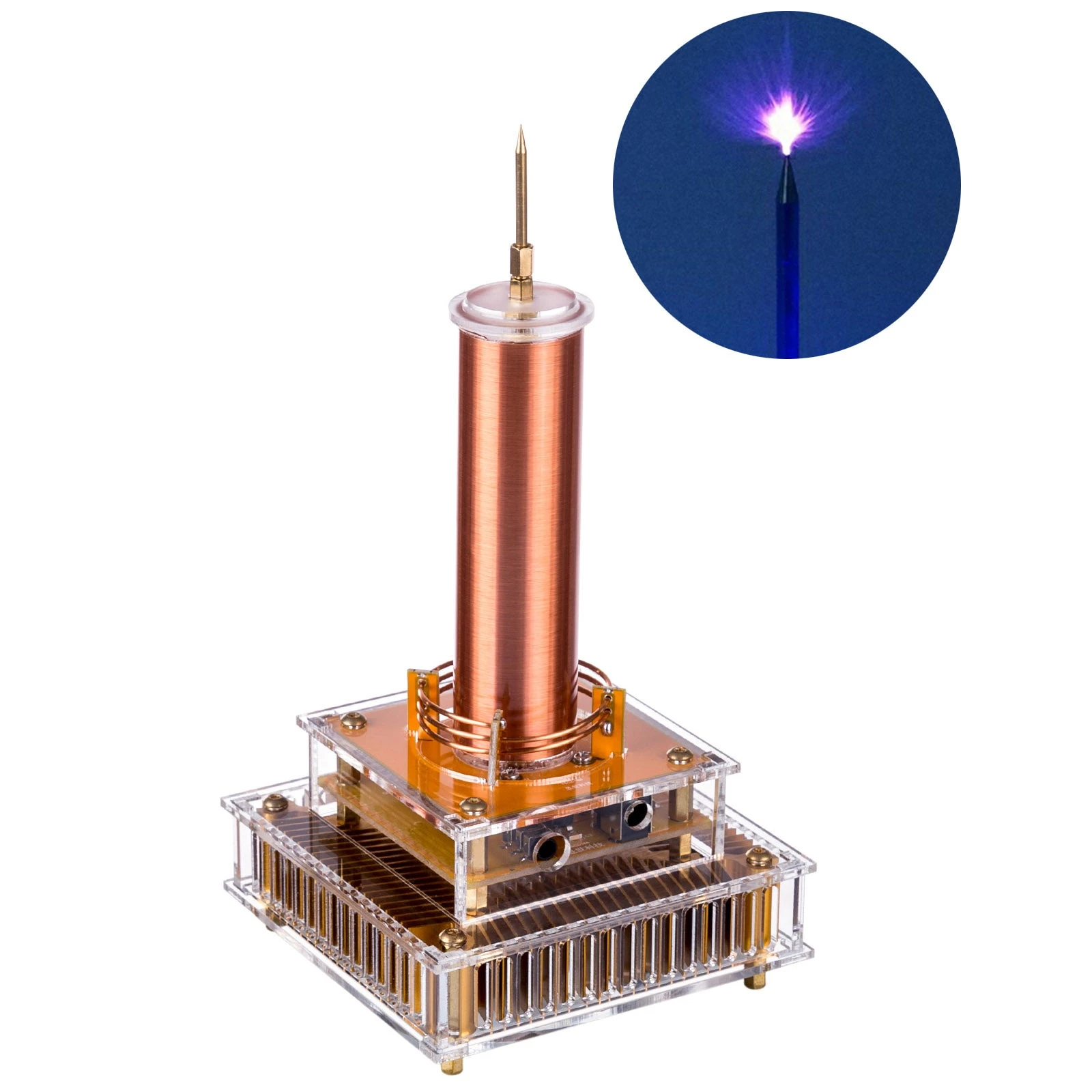 Bluetooth Musical Tesla Coil Plasma Speaker Singing Loudspeaker Scientific Experiment Desktop Educational Toy