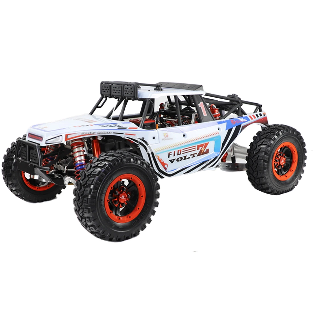 FID RACING VOLTZ 1/5 RC Car 110+KM/H High-speed Electric 4WD RC Off-road Vehicle Desert Truck - Image 4