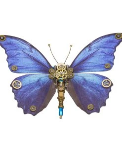 Steampunk 3D Butterfly Model Metal Puzzle DIY Assembly Kit For Kids, Teens And Adults (150PCS+)