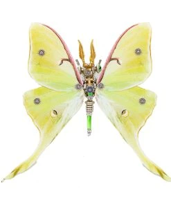 Steampunk 3D Butterfly Model Metal Puzzle DIY Assembly Kit For Kids, Teens And Adults (150PCS+) - Actias Ningpoana