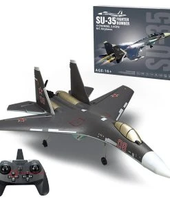 SU35 2.4G RC Airplane 4CH Fighter Airplane Plane Boys' Electric Aircraft Toy Gift (RTF Version)