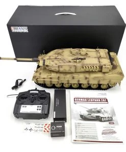 1/16 RC Tank 2.4G German Leopard 2A7 Main Battle Tank Vehicle Model Toys With Lights&Sounds (Basic Version)