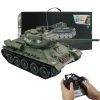 1/16 RC Tank Soviet T-34 Medium Tank 2.4G Remote Control Model Military Tank With Sound Smoke Shooting Effect - Upgraded Edition
