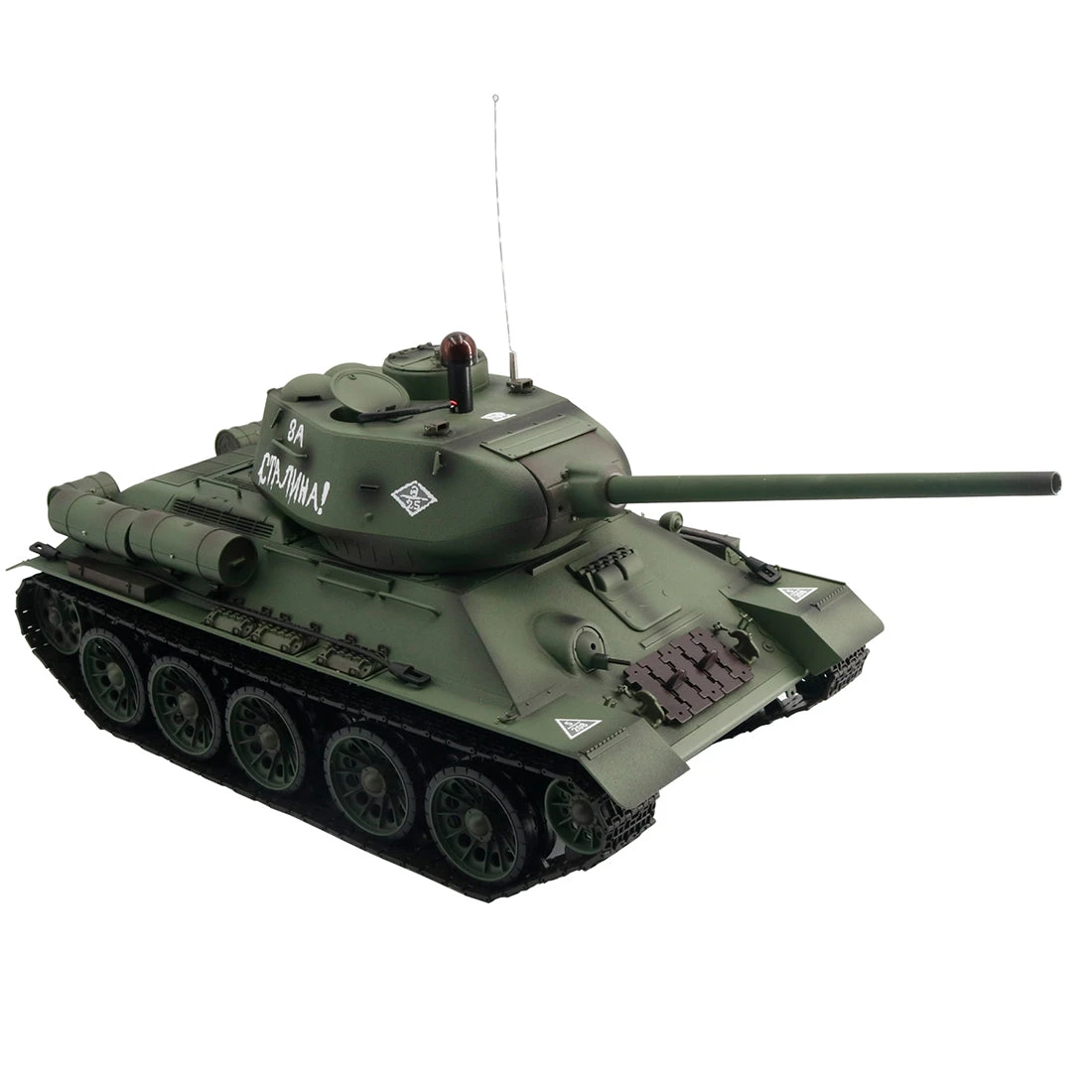 1/16 RC Tank Soviet T-34 Medium Tank 2.4G Remote Control Model Military Tank With Sound Smoke Shooting Effect - Upgraded Edition - Image 2