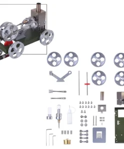 ENGINEDIY Stirling Engine Car Model Set Engine DIY Assembly Kit Physical Experiment Toy
