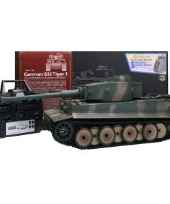 1/16 RC Tan 2.4G German S33 Tiger I RC Tank Military Vehicle With Lights&Sounds (7.0 Basic Edition)
