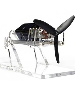 Stark Double-layer Fan Magnetic Suspension Solar Motor Science Educational Toy