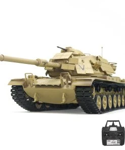 1/16 RC Tank 2.4G American M60A1 Main Battle Tank Model Vehicle Model Toys With Lights&Sounds (Basic Version)