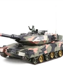 1/24 RC Tank German Leopard2 A5 Tank Model Military Vehicle Model Toys With Lights&Sounds
