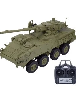 1/16 2.4G RC Tank M1128 US Army Military Wheeled Tank Simulated Model Toys&Gifts With LED Lights For 8x8 All-Terrain