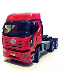 1/24 2.4G RC Truck RC Simulation Tow Truck Detachable Flatbed Semi Trailer Engineering Tractor 2-speed Gearshift Truck Model RTR (Front)