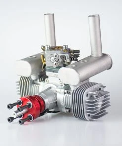 RCGF 40cc Twin Air Cooled Double-cylinder 2-stroke Piston Valve Gasoline Engine For RC Fixed Wing Model Airplane