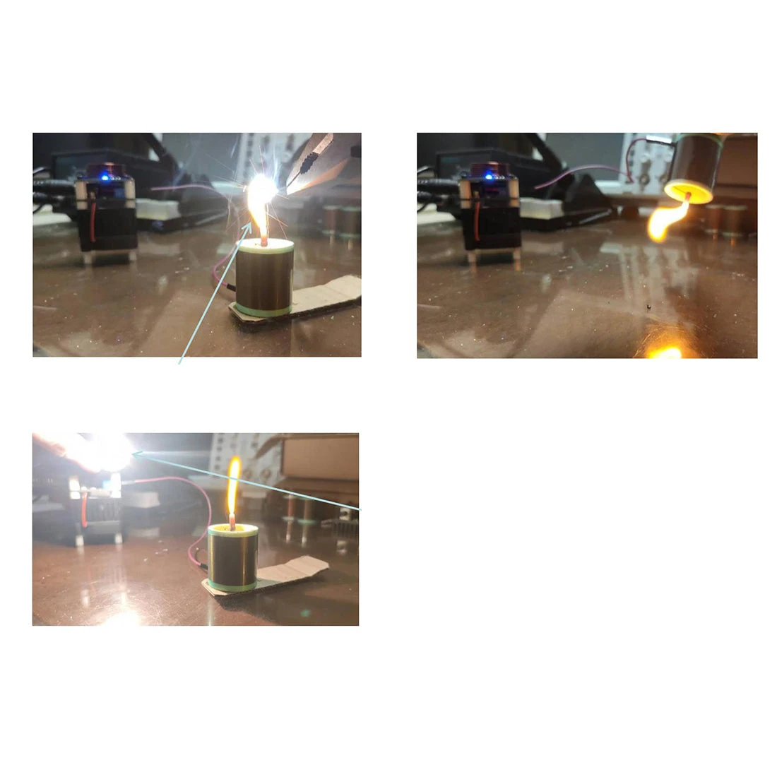 HFSSTC Tesla Music Coil Electronic Candle High Frequency Plasma Flame 36-48V DC DIY Experimenting Device Teaching Tool Desktop Toy - Image 4