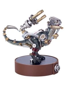 3D Metal Model Kit Mechanical Dinosaur DIY Games Assembly Puzzle Jigsaw Creative Gift - 136PCS