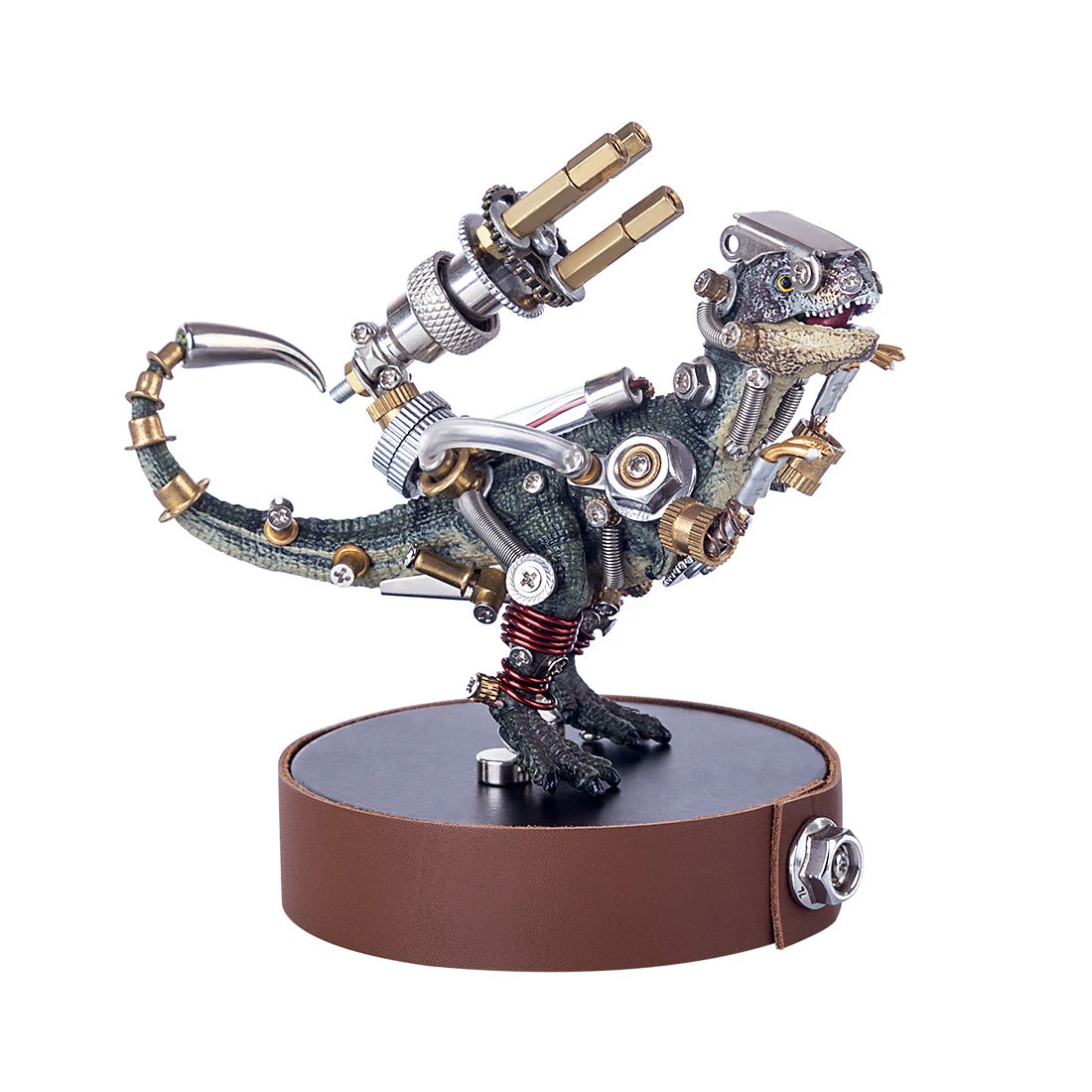 3D Metal Model Kit Mechanical Dinosaur DIY Games Assembly Puzzle Jigsaw Creative Gift - 136PCS